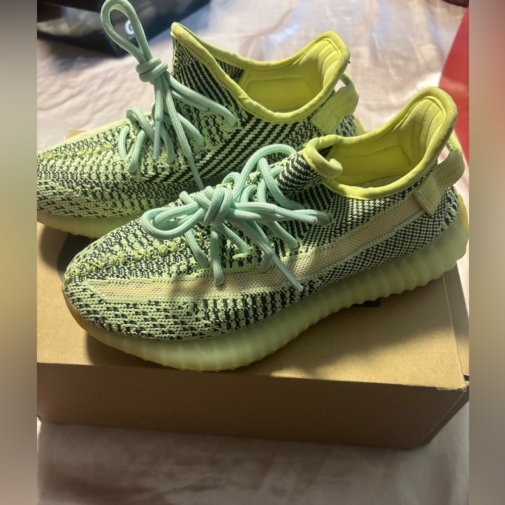 Green Yeezy Boost 350 V2